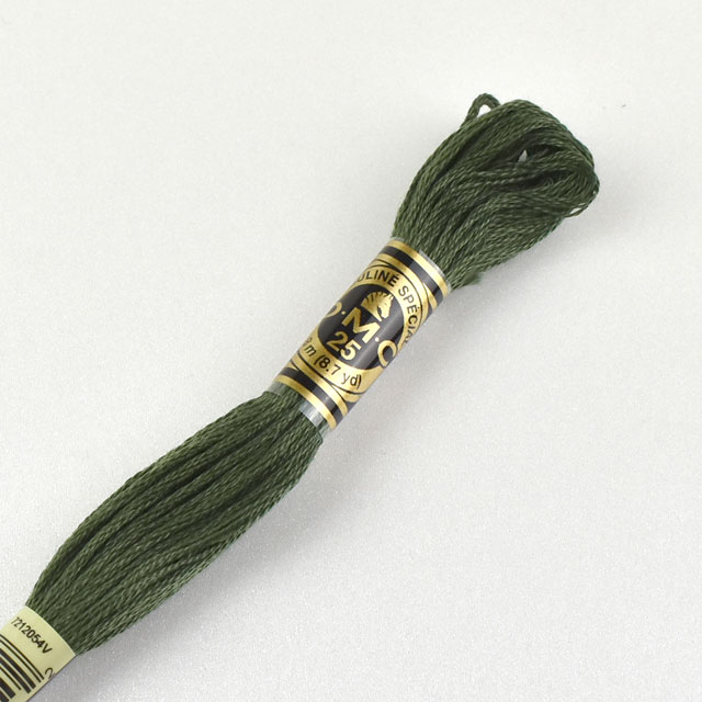 刺しゅう材料 DMC 刺繍糸 25番 色番520 (H)_5a_