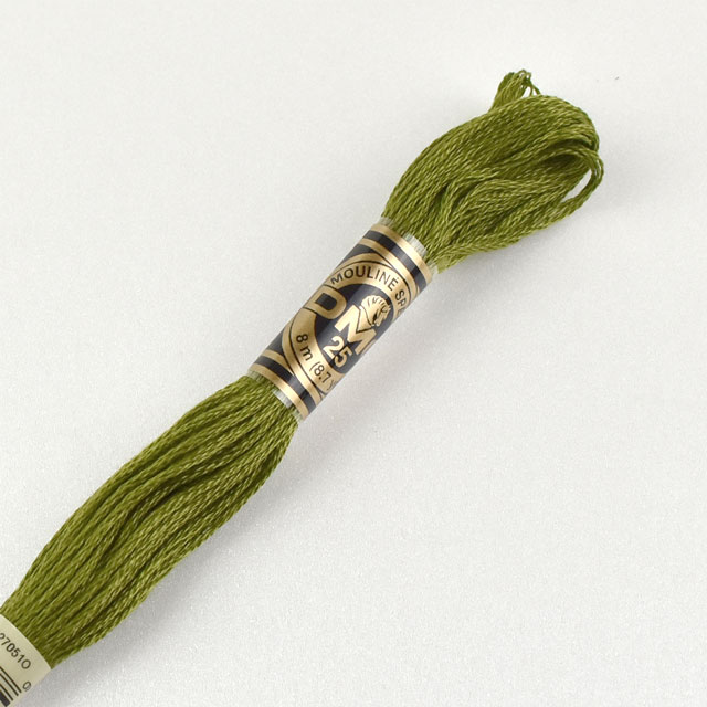 刺しゅう材料 DMC 刺繍糸 25番 色番580 (H)_5a_