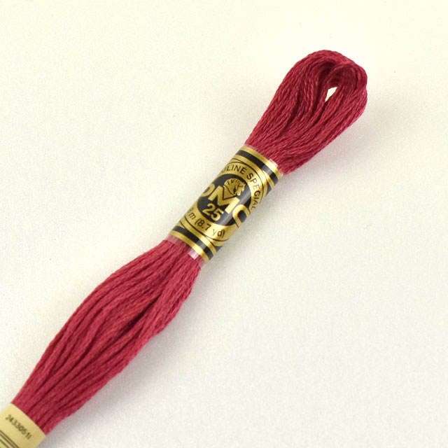 刺しゅう材料 DMC 刺繍糸 25番 色番600 06Bg99_