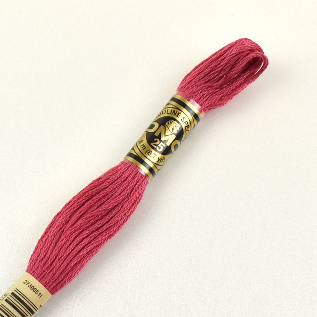 刺しゅう材料 DMC 刺繍糸 25番 色番601 06Bg99_