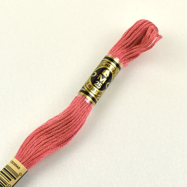 刺しゅう材料 DMC 刺繍糸 25番 色番602 06Bg99_