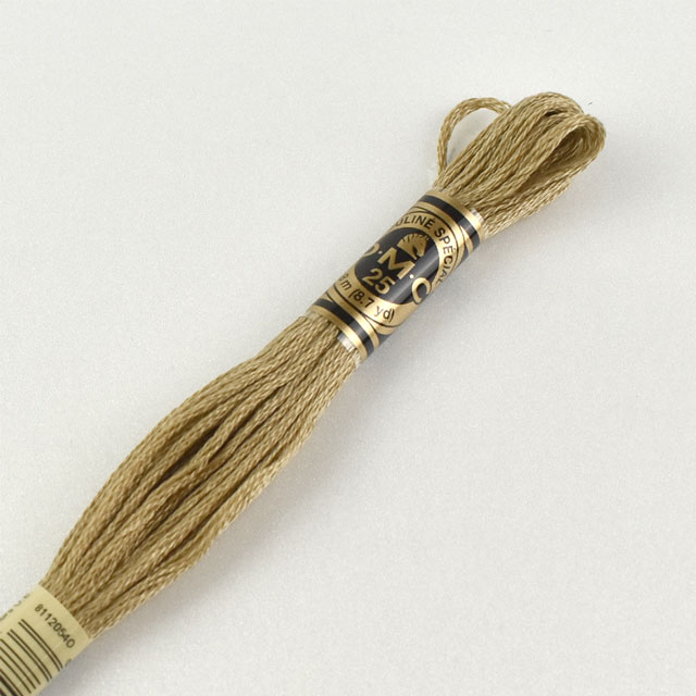 刺しゅう材料 DMC 刺繍糸 25番 色番612 06Bg99_