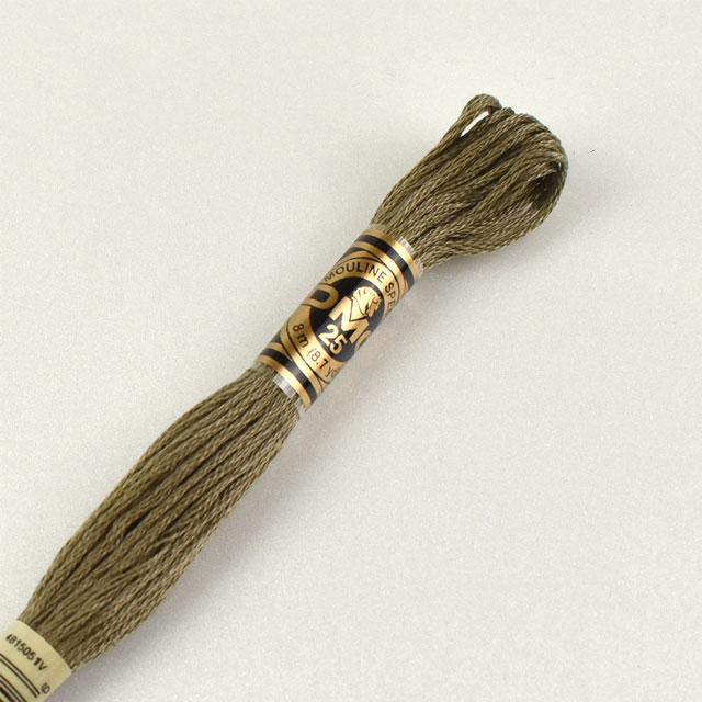 刺しゅう材料 DMC 刺繍糸 25番 色番640 (H)_5a_