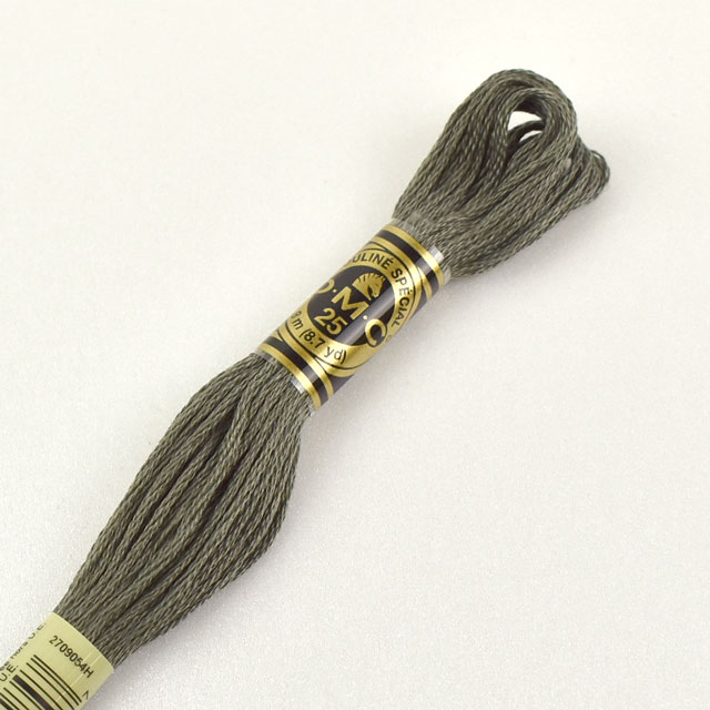 刺しゅう材料 DMC 刺繍糸 25番 色番645 (H)_5a_