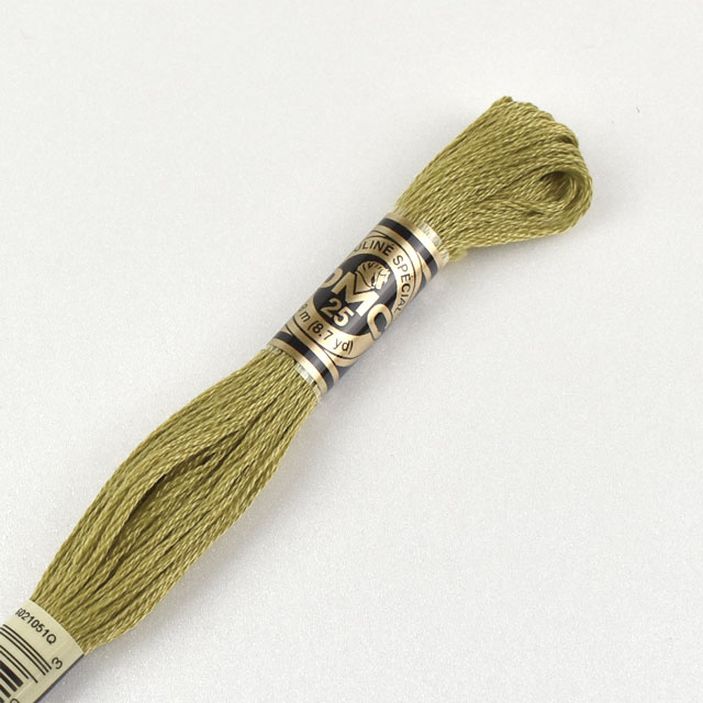 刺しゅう材料 DMC 刺繍糸 25番 色番733 06Bg99_
