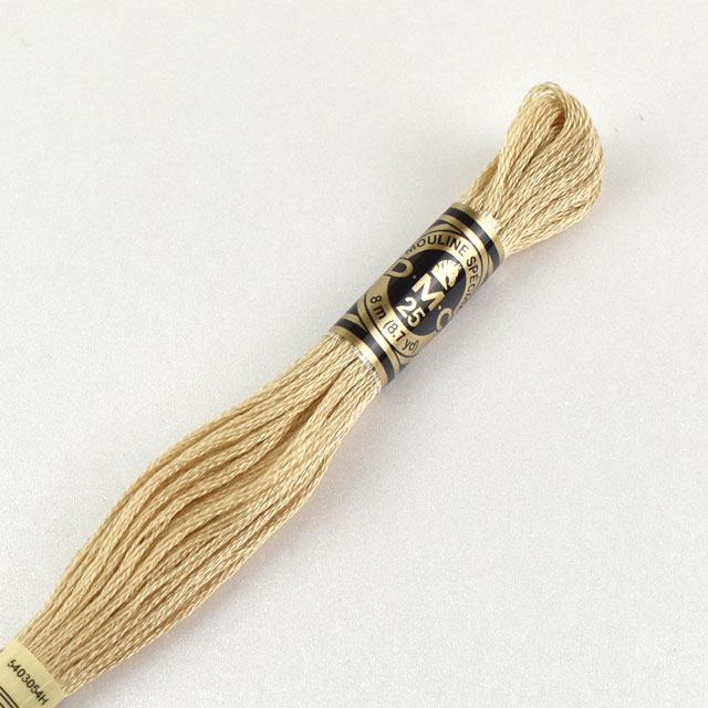 刺しゅう材料 DMC 刺繍糸 25番 色番738 06Bg99_