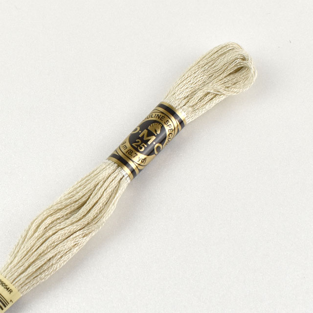 刺しゅう材料 DMC 刺繍糸 25番 色番822 (H)_5a_