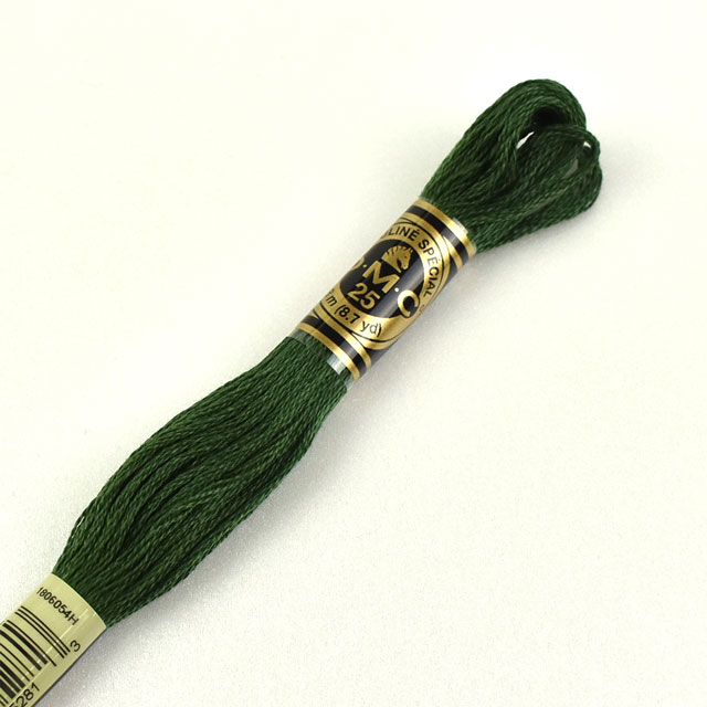 刺しゅう材料 DMC 刺繍糸 25番 色番895 (H)_5a_