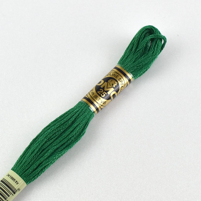 刺しゅう材料 DMC 刺繍糸 25番 色番909 06Bg99_