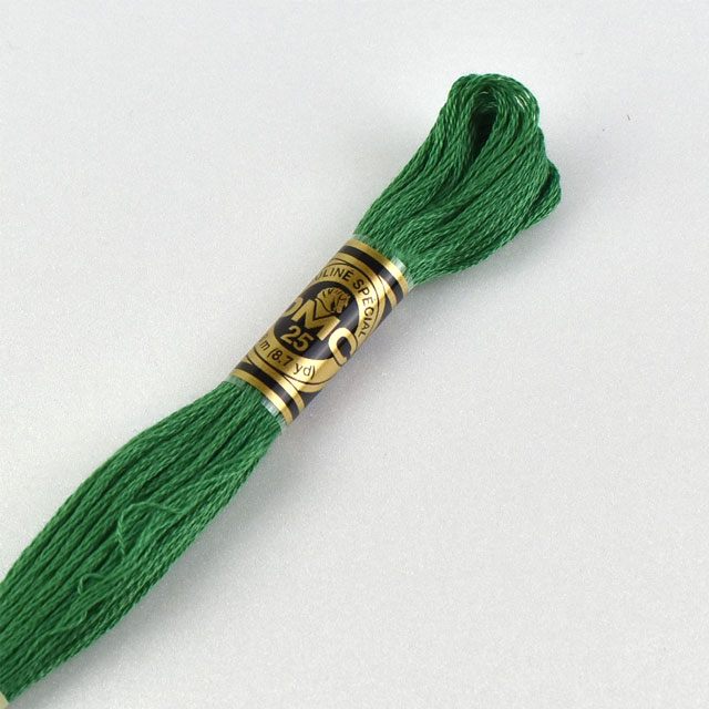 刺しゅう材料 DMC 刺繍糸 25番 色番910 (H)_5a_