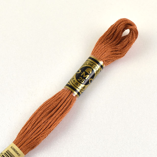 刺しゅう材料 DMC 刺繍糸 25番 色番921 06Bg99_