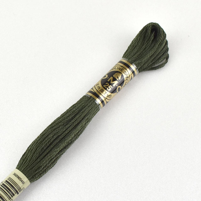 刺しゅう材料 DMC 刺繍糸 25番 色番935 (H)_5a_