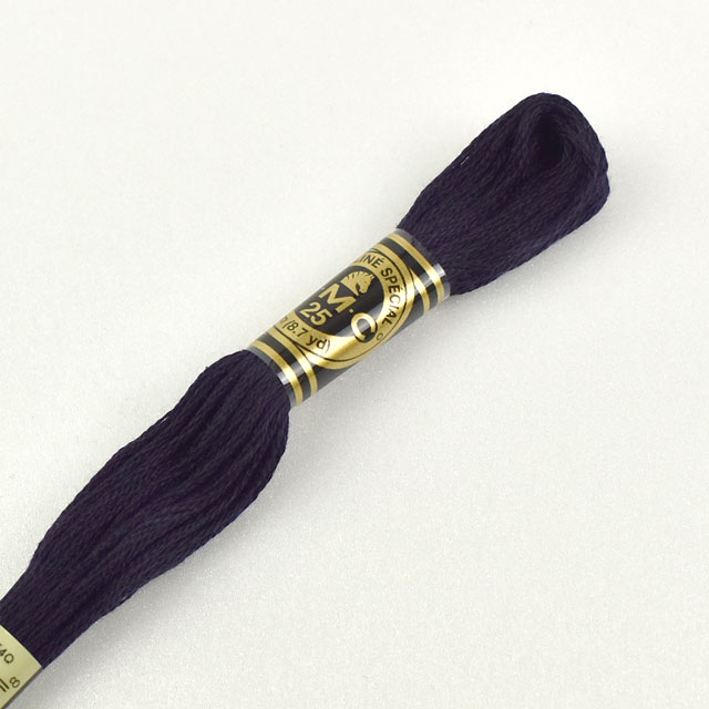 刺しゅう材料 DMC 刺繍糸 25番 色番939 06Bg99_