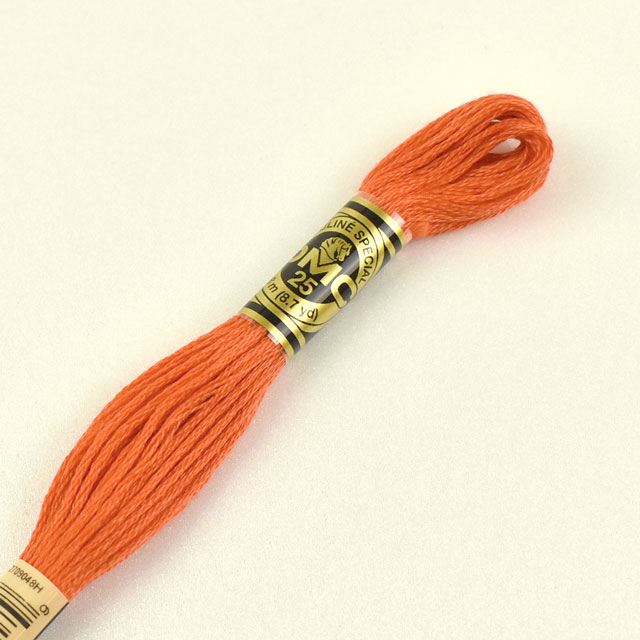 刺しゅう材料 DMC 刺繍糸 25番 色番946 06Bg99_