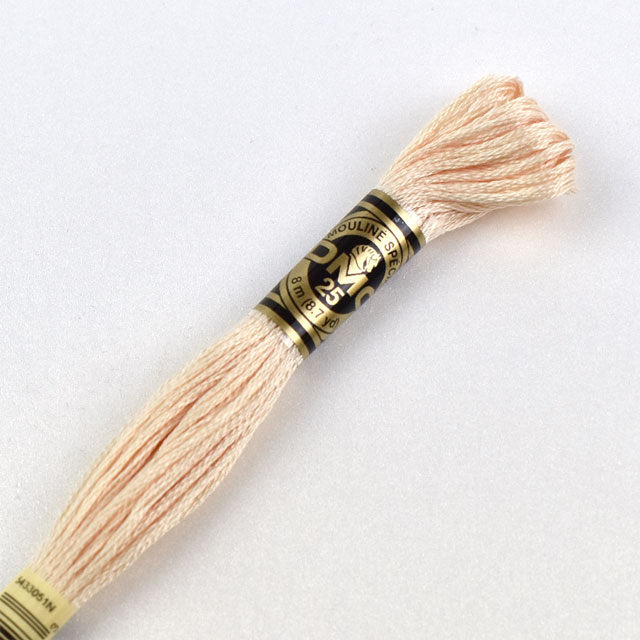 刺しゅう材料 DMC 刺繍糸 25番 色番948 (H)_5a_