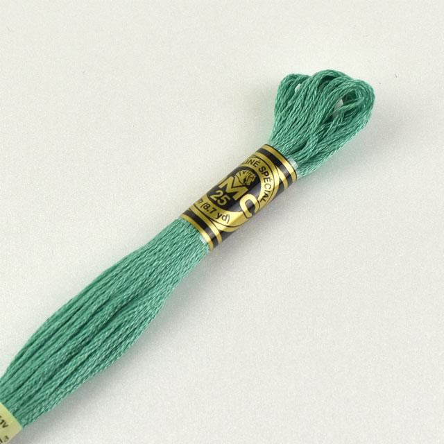 刺しゅう材料 DMC 刺繍糸 25番 色番958 06Bg99_