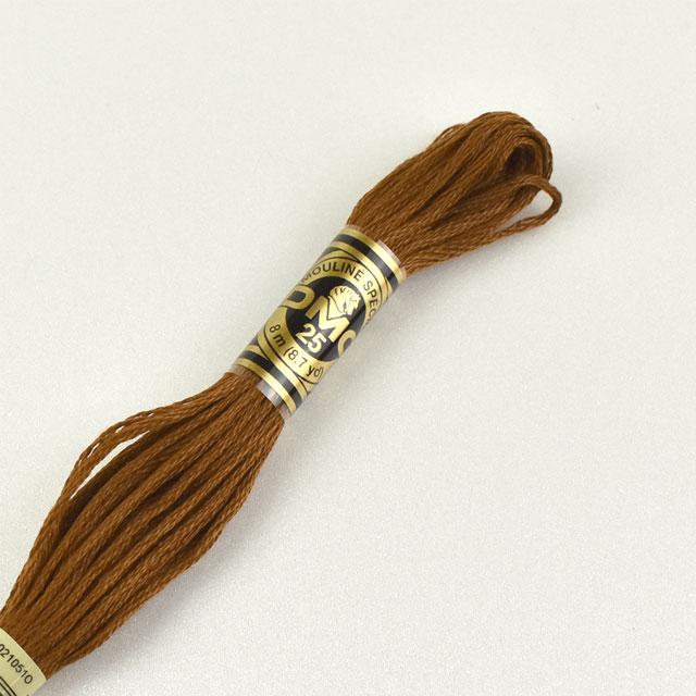 刺しゅう材料 DMC 刺繍糸 25番 色番975 (H)_5a_