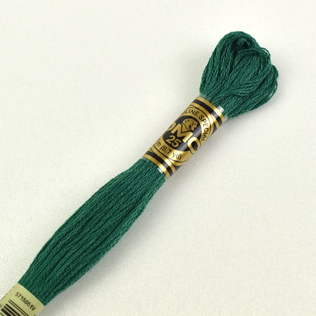 刺しゅう材料 DMC 刺繍糸 25番 色番991 (H)_5a_
