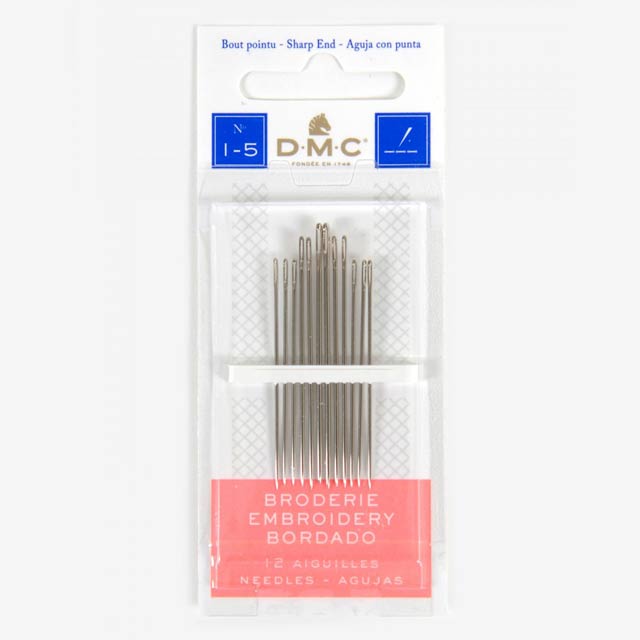 DMC 刺しゅう用具 刺繍針 エンブロイダリー針 サイズ1-5（1765-1） (H)_5a_