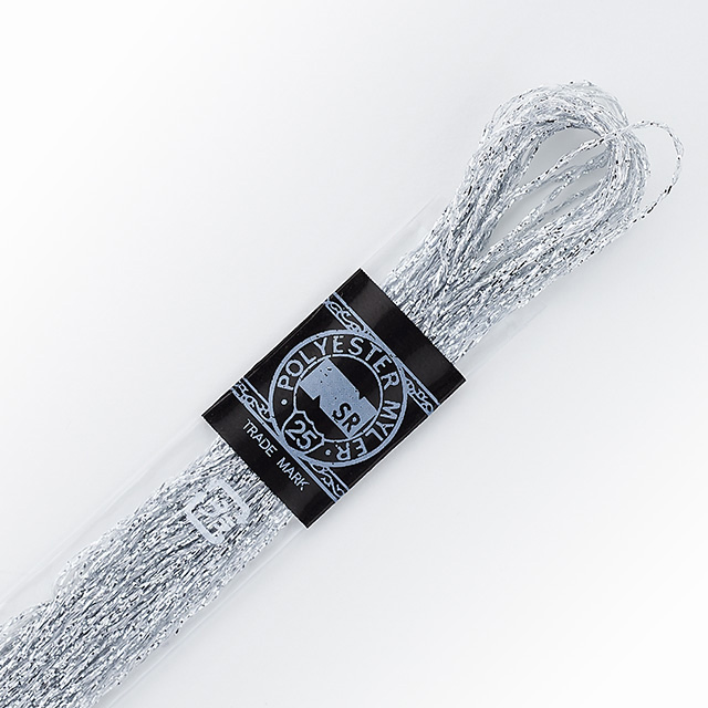 刺しゅう材料 MYLER-マイラー- N.S.R ラメ刺繍糸 25番 色番1 (H)_5a_