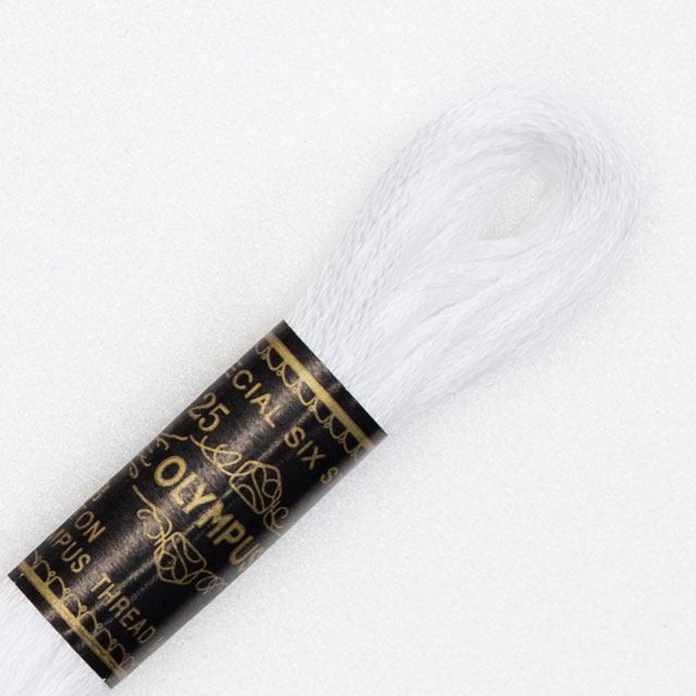 刺しゅう材料 オリムパス 刺繍糸 25番 色番801 (H)_5a_