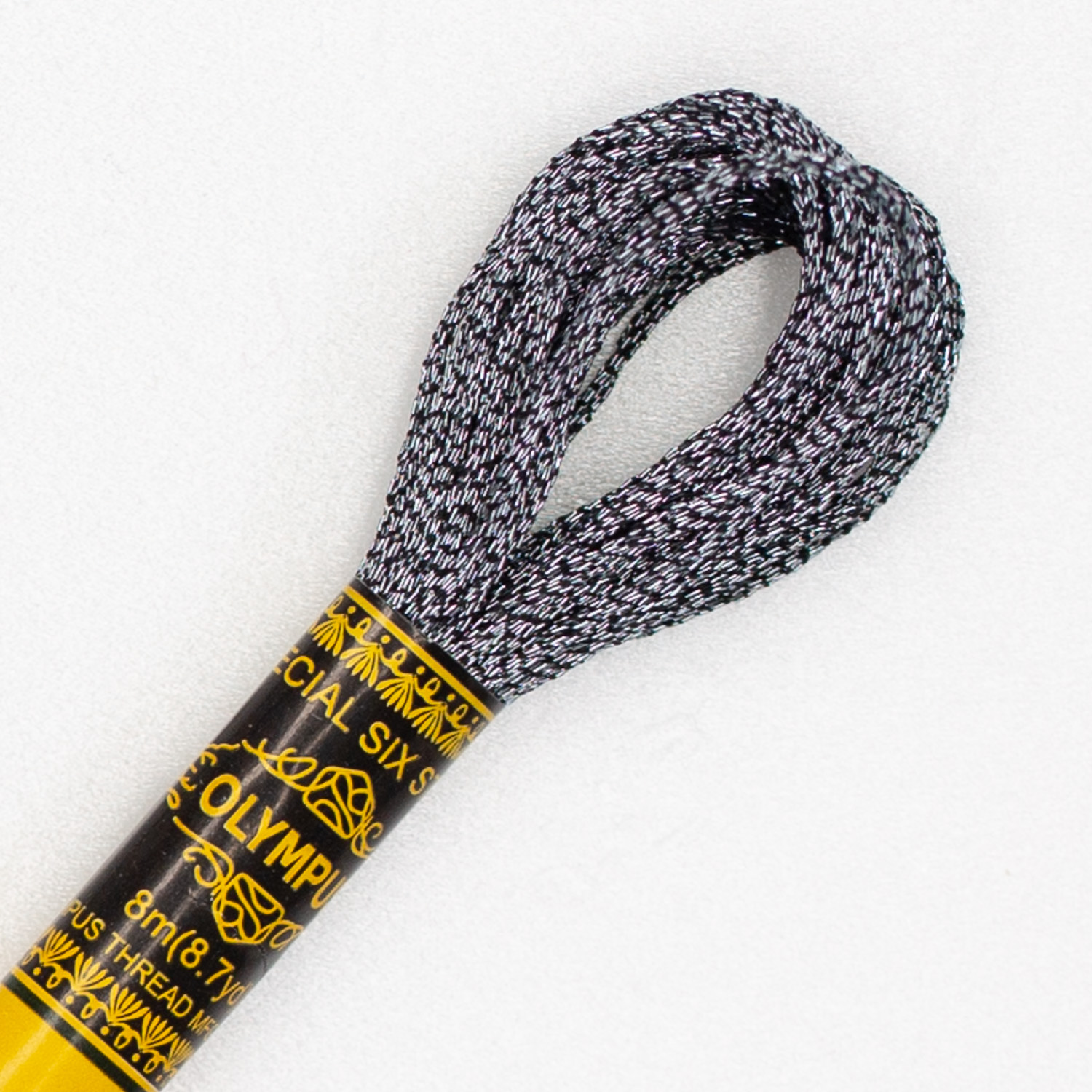 刺しゅう材料 オリムパス ラメ刺繍糸 シャイニーリフレクター 色番S108 (H)_5a_