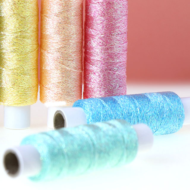 刺しゅう材料 オリムパス 手芸用ラメ糸 クリア 色番LM-17 06Bg99_