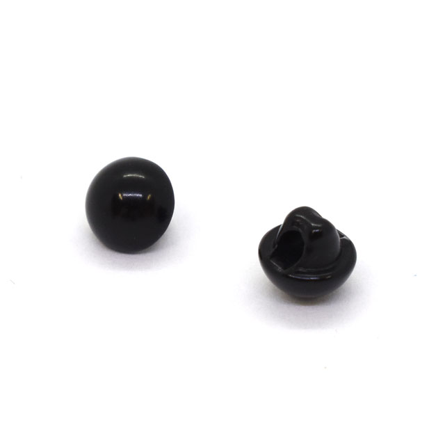 ぬいぐるみ用 目玉ボタン 6mm（7202） 黒 (H)_5a_