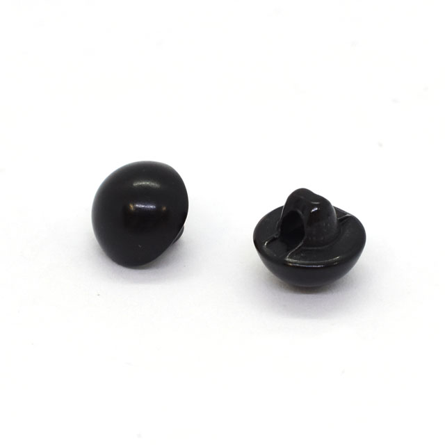 ぬいぐるみ用 目玉ボタン 8mm（7202） 黒 (H)_5a_
