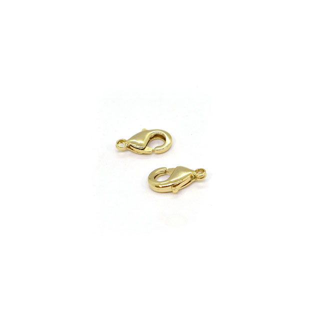 アクセサリーパーツ カニカン（F-132-G） 約10mm G.ゴールド 2個入 06Af99_