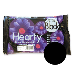 軽量樹脂粘土 ハーティカラーピグメント 50g ブラック（黒） (H)_3b_