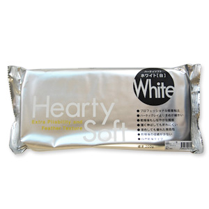 軽量粘土 ハーティソフト 200g ホワイト（白） (H)_3b_