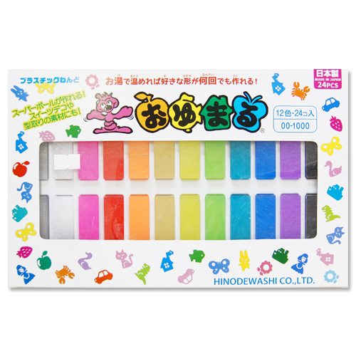 プラスチックねんど おゆまる 全12色 24個入 99Zz99_