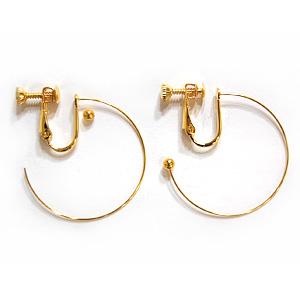 イヤリングパーツ ネジバネフープ A04 30 30mm ゴールド B Z3b オカダヤ Okadaya 布 生地 毛糸 手芸用品の専門店