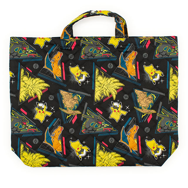 完成品 ポケットモンスター キルトレッスンバッグ大（QPKG-2780） クロ 14yy88_