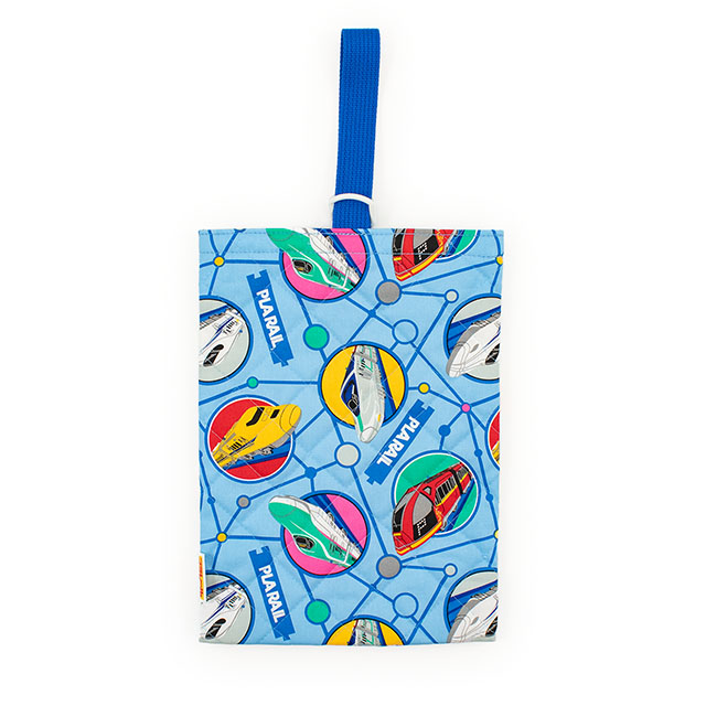 完成品 プラレール キルトシューズケース（QPL7-1780） サックス 14yy88_