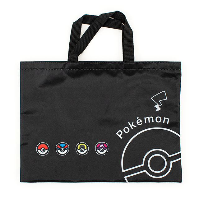 完成品 ポケットモンスター モンスターボール レッスンバッグ（LPK7-2381） クロ 14yy88_