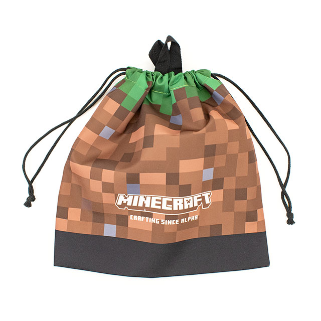 完成品 マインクラフト シールデコ 巾着袋L 14yy88_