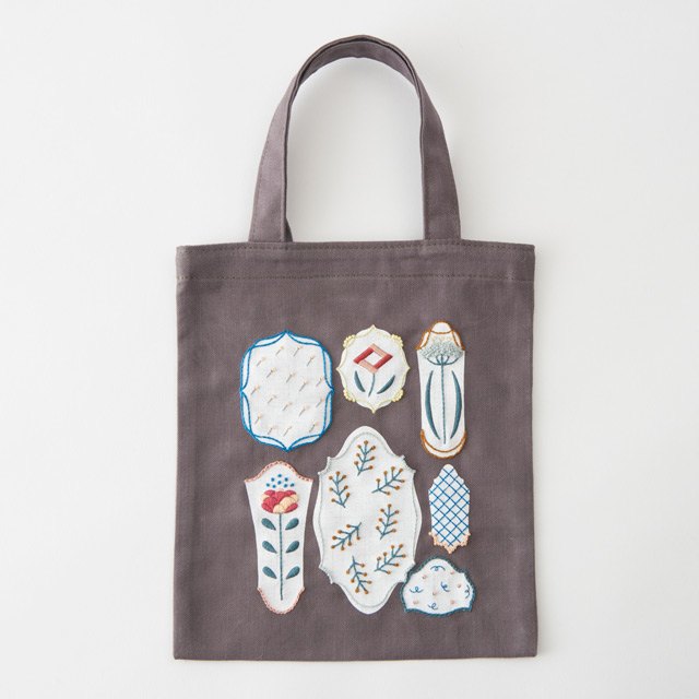 刺しゅうキット Cosmo コスモ ステッチするミニトート 北村絵里 H 5a オカダヤ Okadaya 布 生地 毛糸 手芸用品の専門店