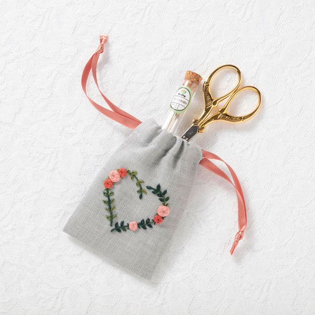 愛用 刺しゅうキット 香りで楽しむ刺繍キット（EK-201） ローズ その他