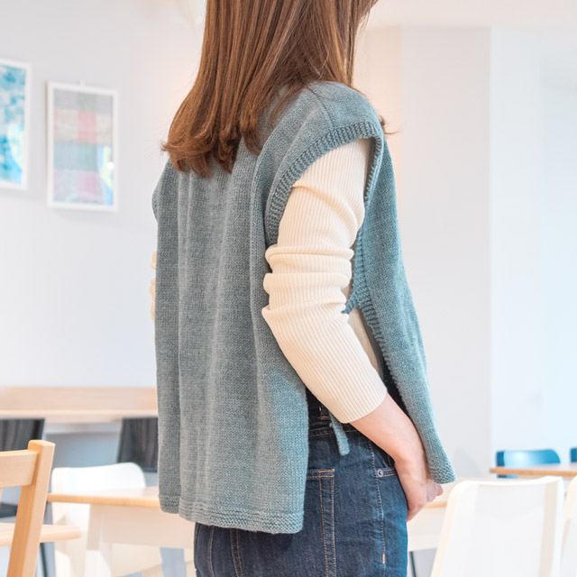 レシピNo.OKH-0058 サイド開きベスト(Q22-1)