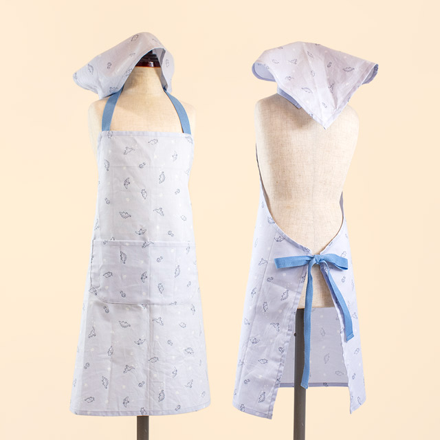 レシピNo.OKF-0051 キッズフリルエプロン(100-19)