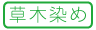 【手芸】草木染め