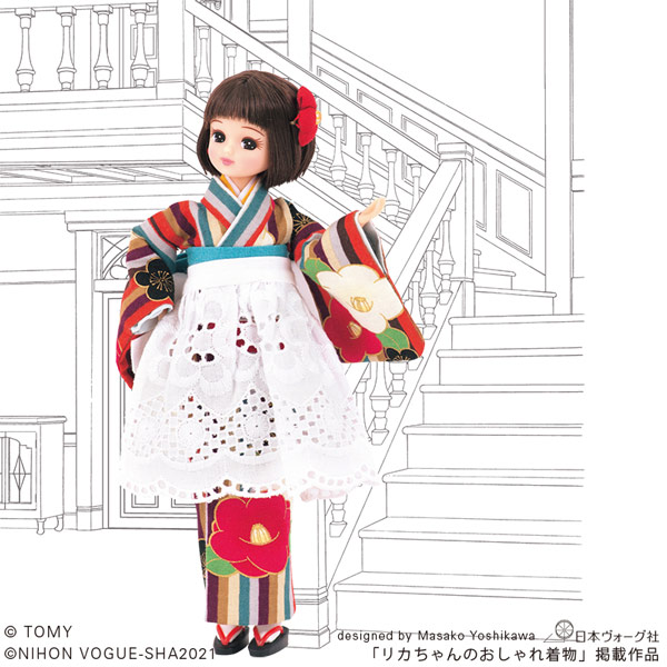 書籍 リカちゃんのおしゃれ着物 掲載作品展のお知らせ 新宿オカダヤ