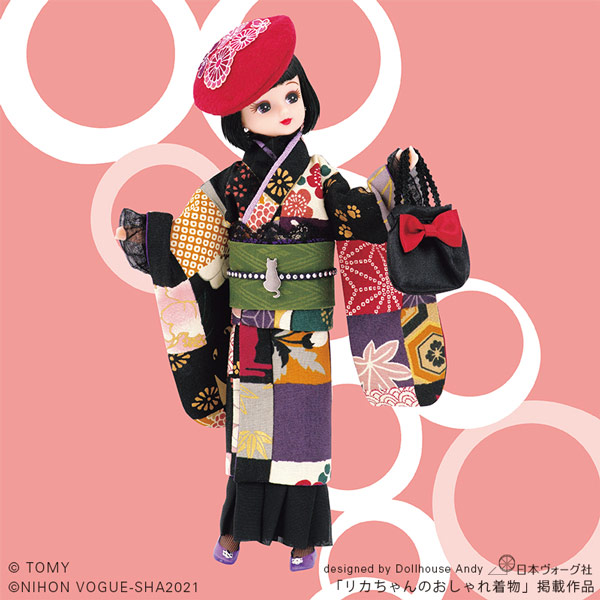 書籍 リカちゃんのおしゃれ着物 掲載作品展のお知らせ 新宿オカダヤ