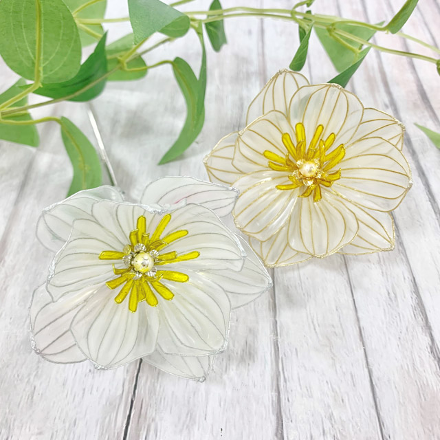アメリカンフラワー　ディップフラワーNO.147（向日葵・紫陽花） 紫陽花♡あじさい♡ディップアート♡アメリカンフラワー