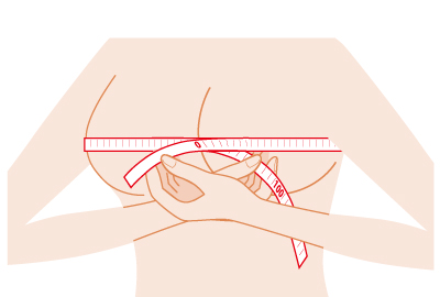 バストの正しい測り方 4