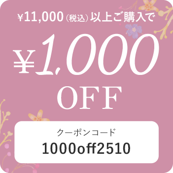 税込11,000円以上の購入で1,000円OFF