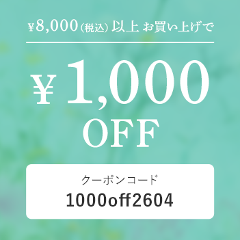 税込8,000円以上のご購入で1,000円OFF